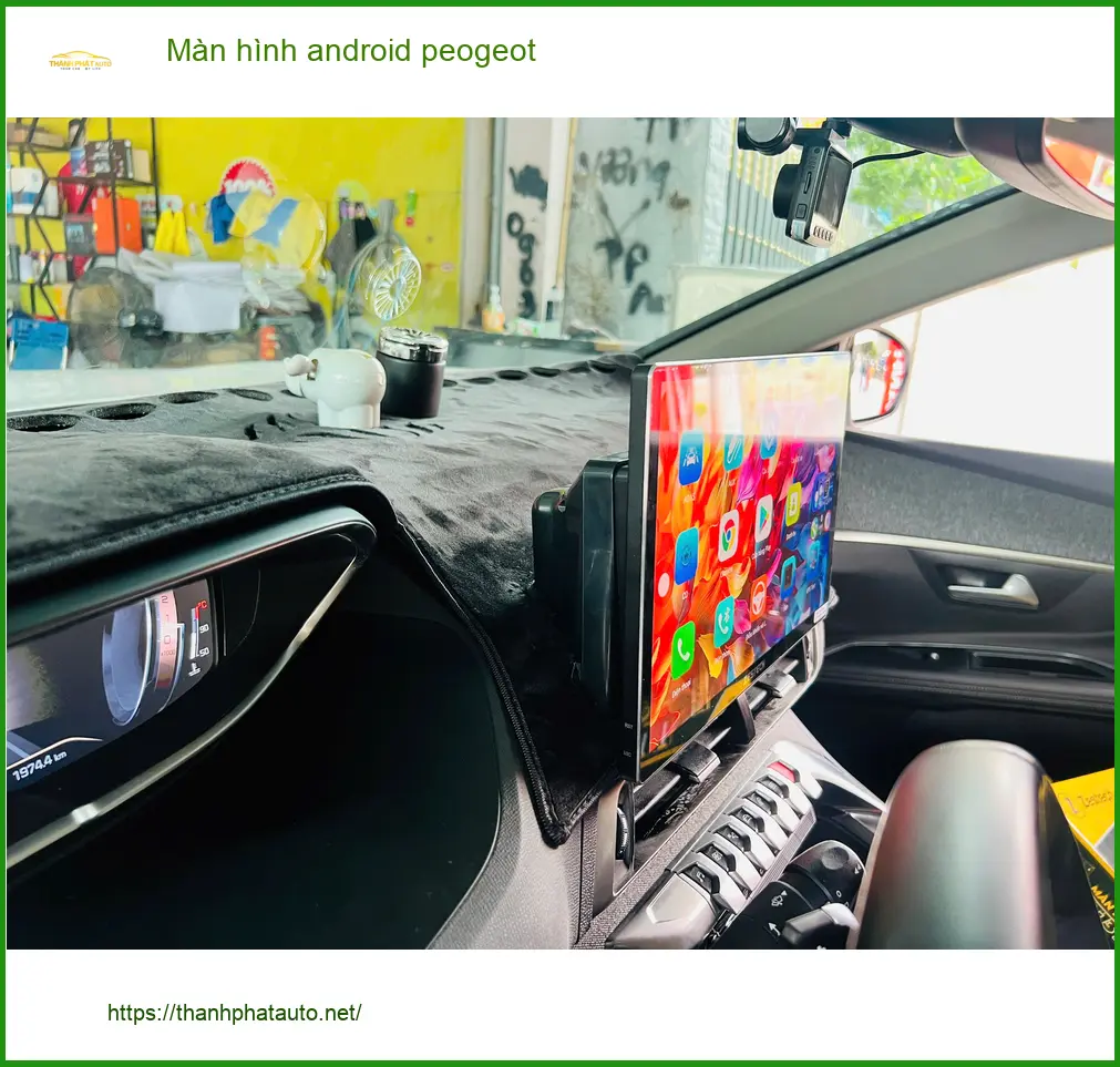 Anh Kiên lắp màn hình Android Peugeot 5008 tại Quận Nhà Bè ảnh thực tế 2