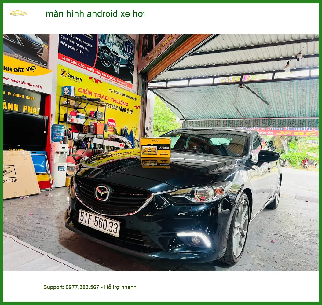 Anh Nam nâng cấp màn hình Android cho Honda CRV ở Quận Tân Bình