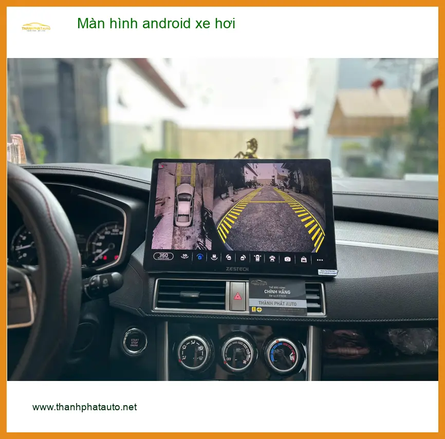 Anh Huy lắp màn hình android xe hơi Hyundai Accent tại Quận 9 để lái xe tiện nghi hơn ảnh thực tế 4