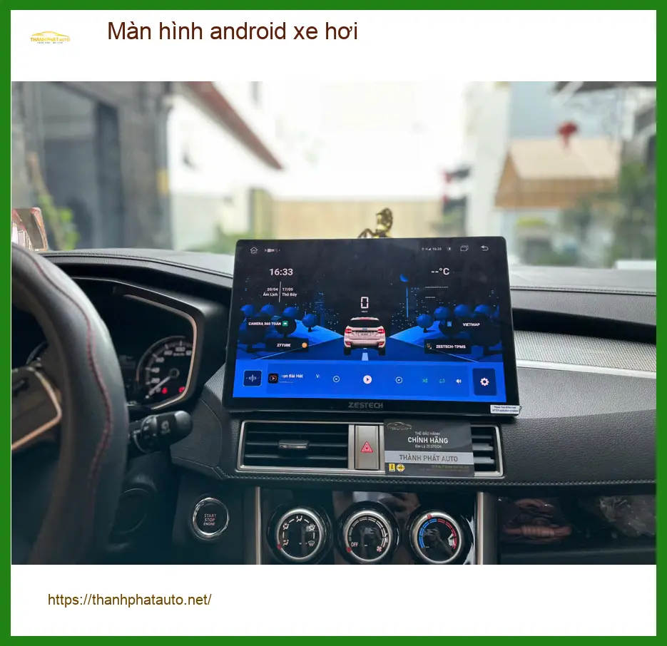 Anh Huy lắp màn hình android xe hơi Hyundai Accent tại Quận 9 để lái xe tiện nghi hơn ảnh thực tế 5