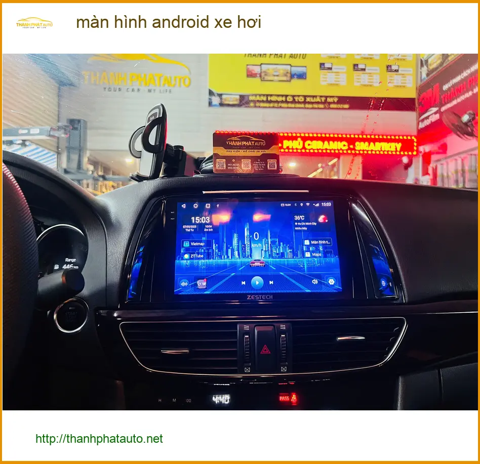 Anh Kiên lắp màn hình Android xe hơi cho Suzuki XL7 để giải trí và dẫn đường tại Hóc Môn