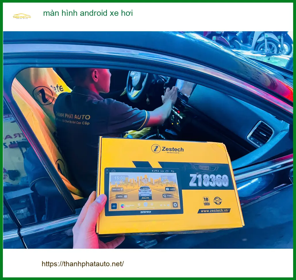 Anh Huy lắp màn hình android xe hơi Toyota Camry tại Quận Thủ Đức