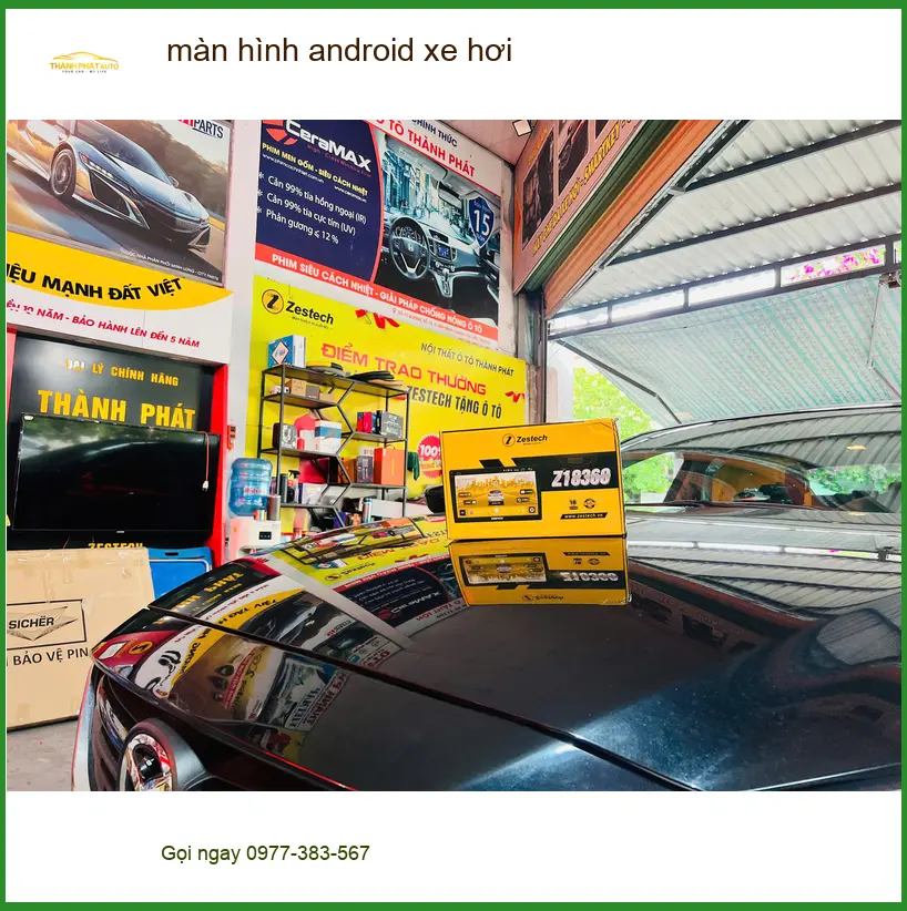 Anh Huy lắp màn hình android xe hơi Toyota Camry tại Quận Thủ Đức ảnh thực tế 4