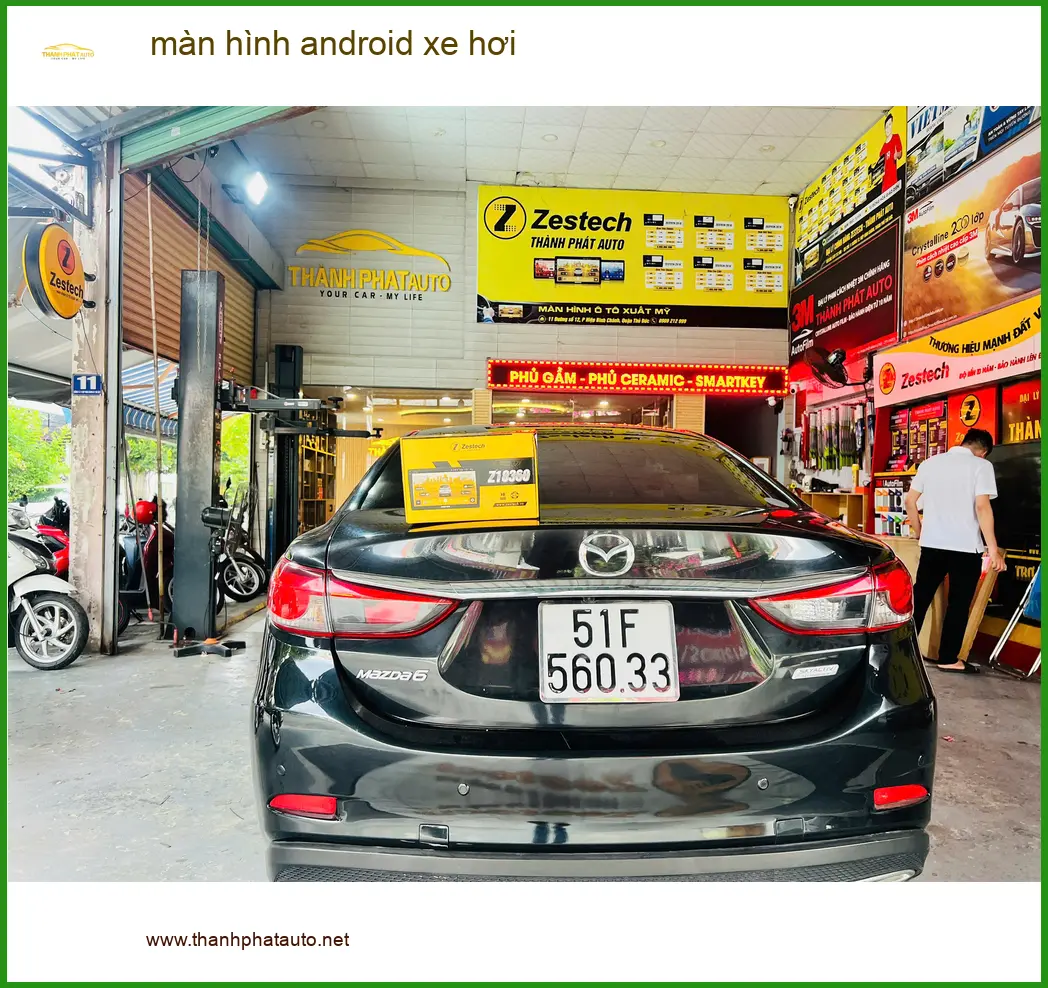 Chú Khoa lắp màn hình Android xe hơi cho Toyota Vios ở Củ Chi