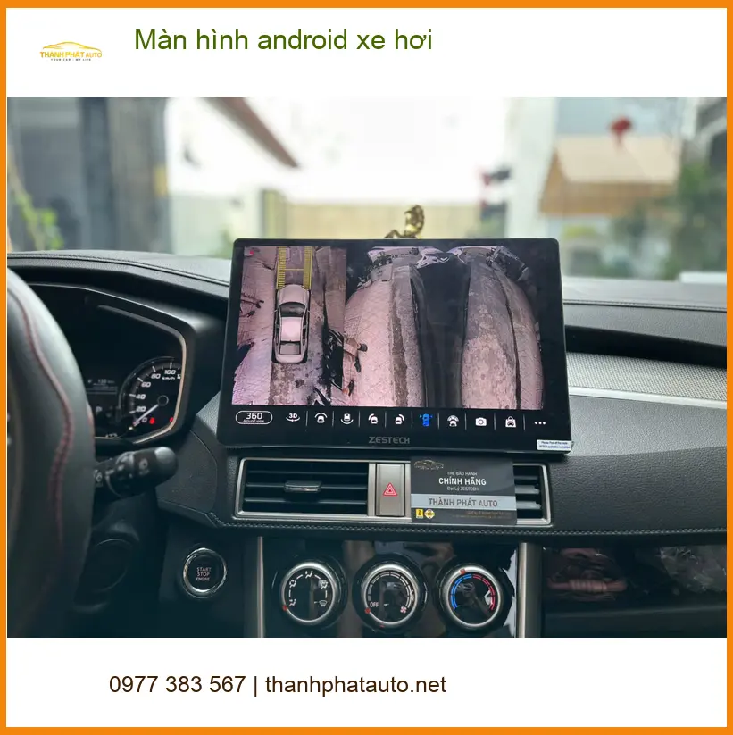 Anh Bách lắp màn hình android xe hơi Mazda 3 ở Thủ Đức tiện nghi hơn ảnh thực tế 3