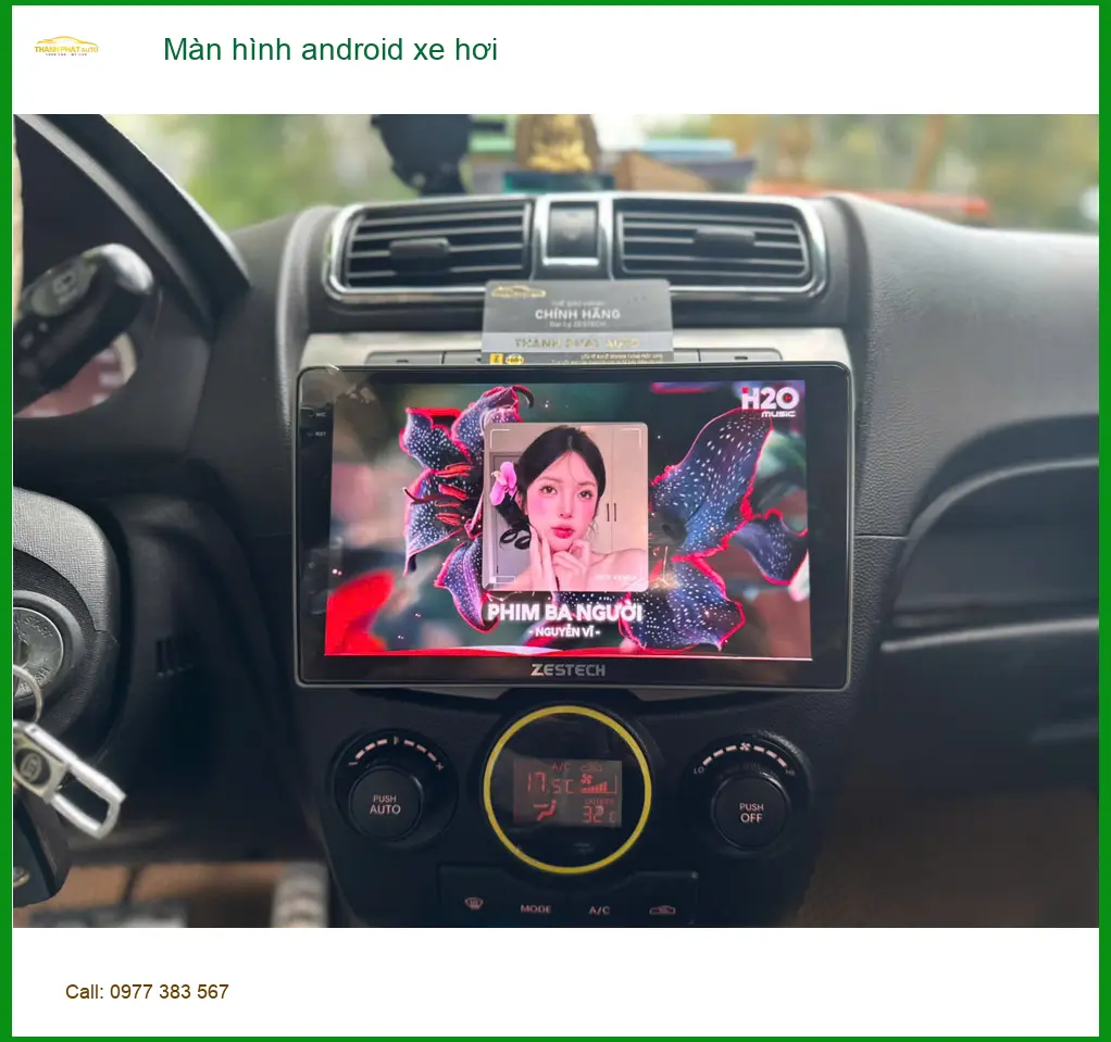 Chú Dũng lắp màn hình Android xe Hyundai Accent tại Quận 12 để tiện đi công tác. ảnh thực tế 3