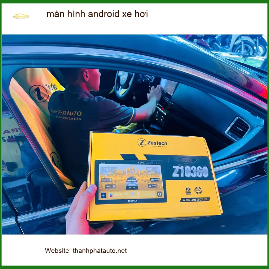 Chú Khoa lắp màn hình Android xe hơi cho Toyota Vios ở Củ Chi ảnh thực tế 3