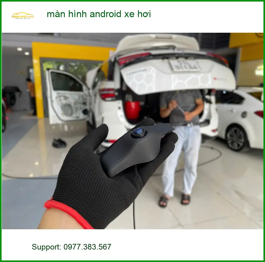 Chị Trâm lắp màn hình Android cho Kia K3 tại Quận 6 cho tiện đường đi lại ảnh thực tế 4