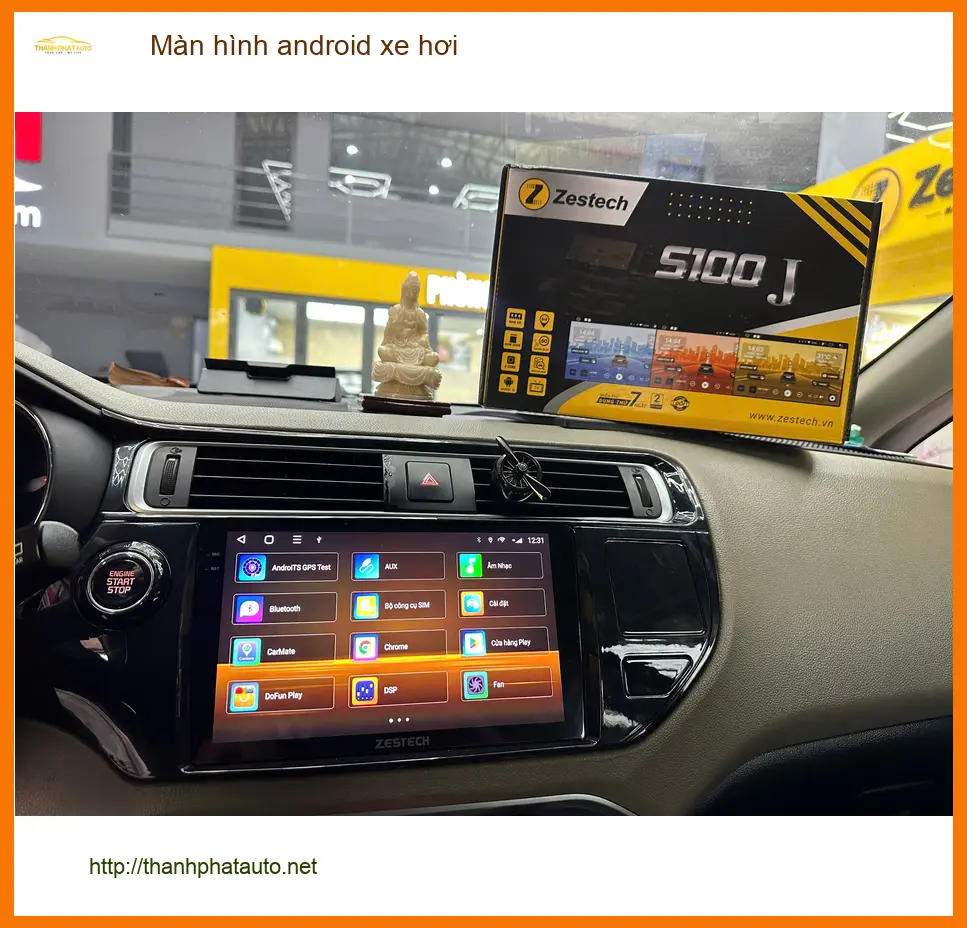 Cô Diệp nâng cấp màn hình Android xe hơi cho Kia Carnival ở Thủ Đức. ảnh thực tế 2