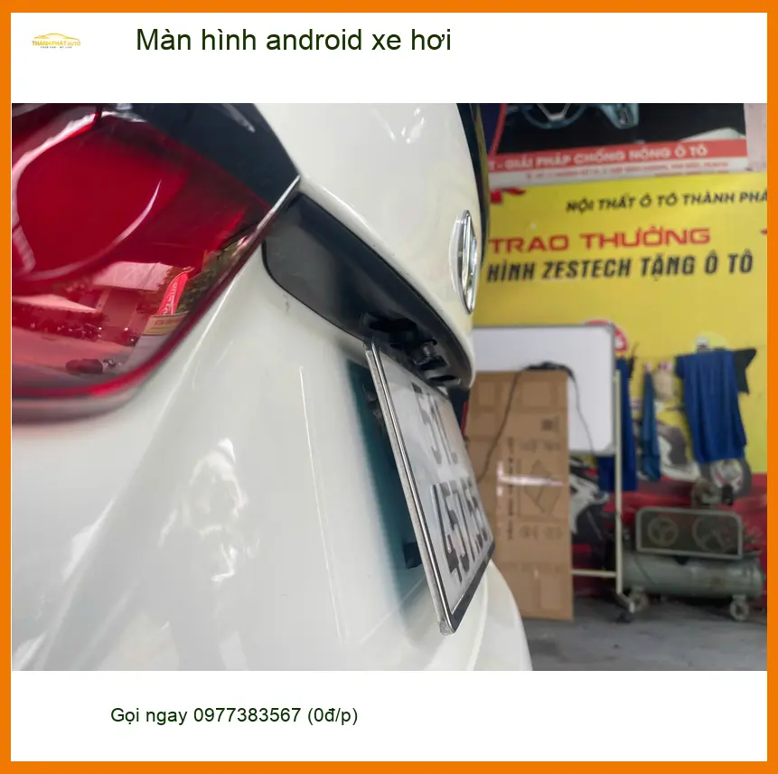 Chị Bích lắp màn hình Android xe hơi cho Honda CR-V ở Quận 9 để dùng bản đồ, giải trí ảnh thực tế 3