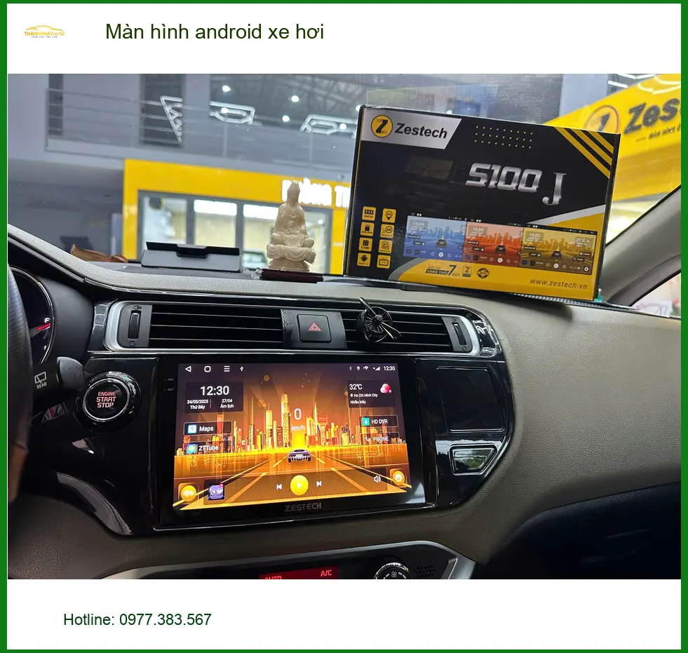 Cô Diệp nâng cấp màn hình Android xe hơi cho Kia Carnival ở Thủ Đức. ảnh thực tế 3