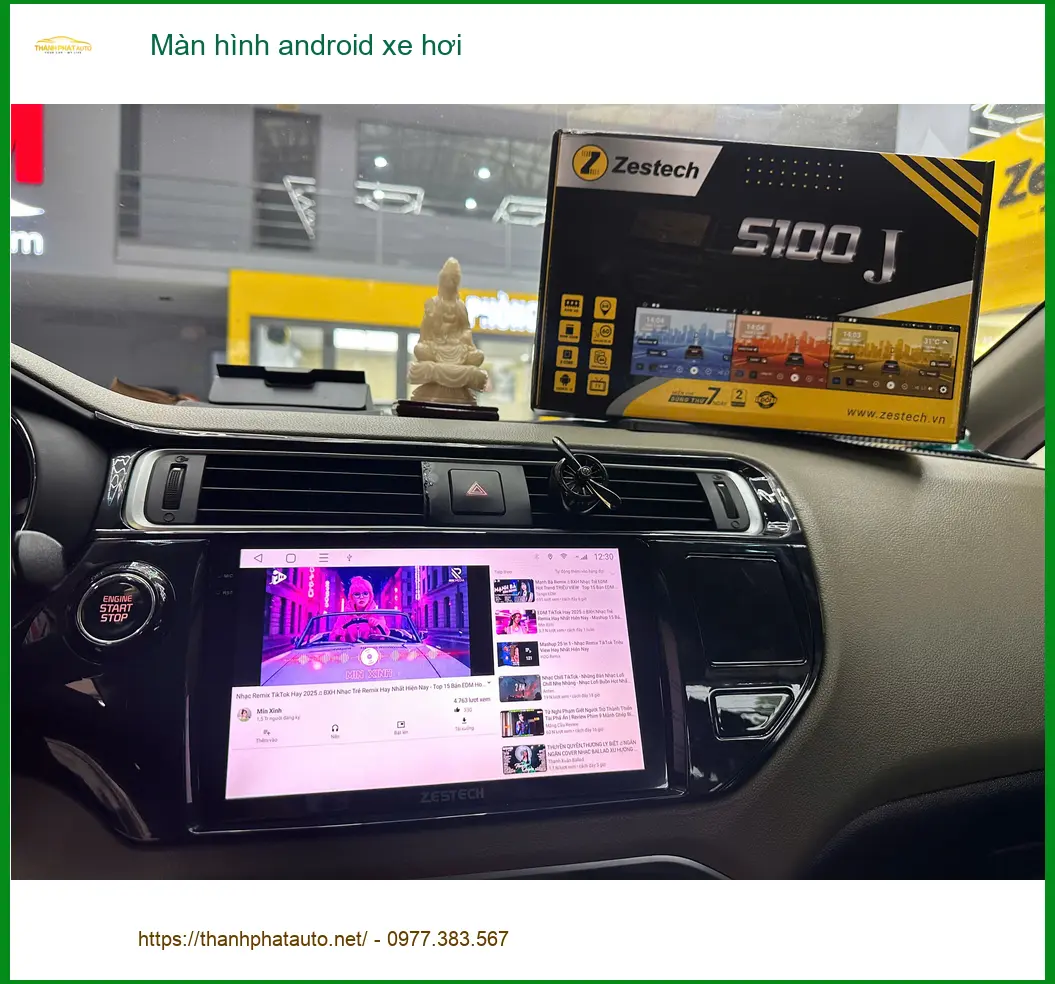 Cô Diệp nâng cấp màn hình Android xe hơi cho Kia Carnival ở Thủ Đức. ảnh thực tế 4
