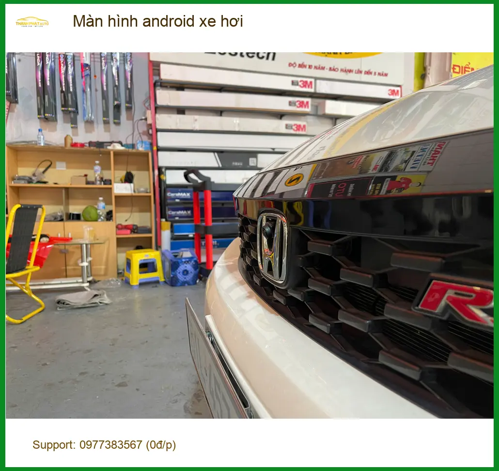 Bác Cường lắp màn hình Android xe hơi cho Hyundai Accent tại Quận 12