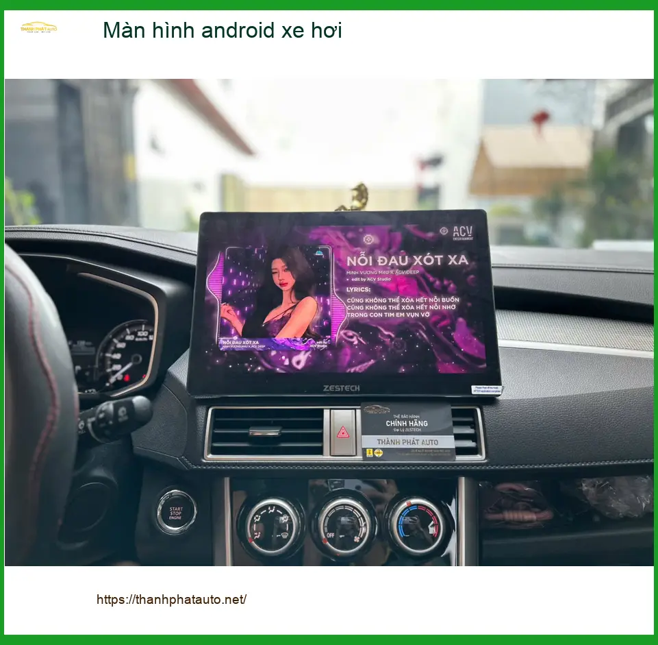 Anh Dũng lắp màn hình Android xe hơi cho VinFast Lux A tại Quận 12 ảnh thực tế 3