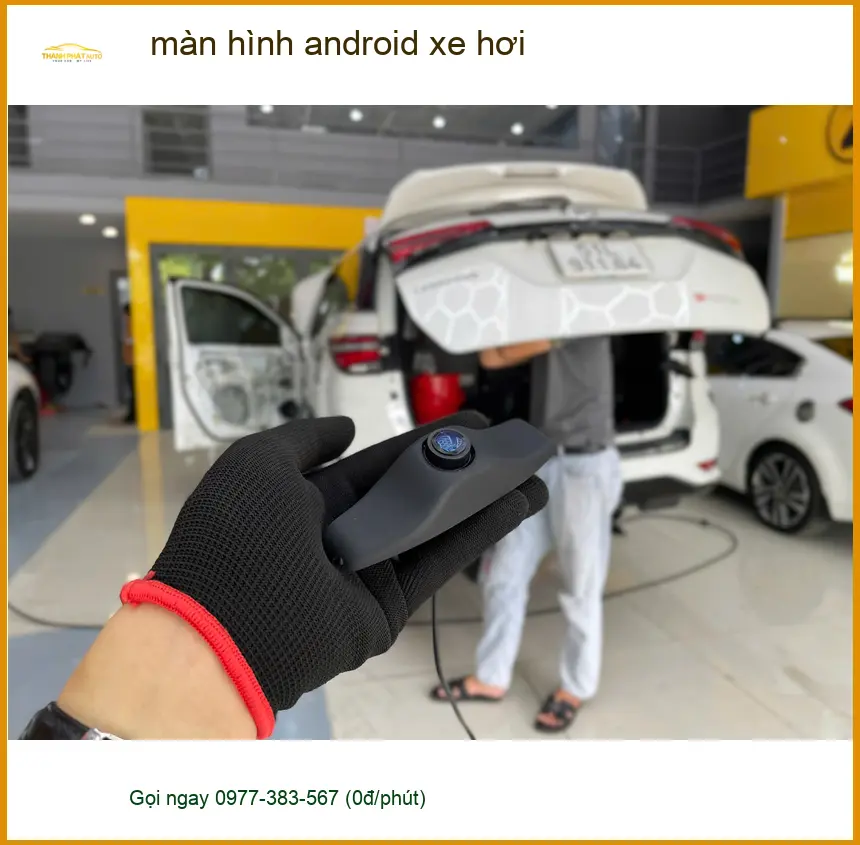 Chị Thảo nâng cấp màn hình Android xe hơi Mitsubishi Triton Quận 12 ảnh thực tế 3