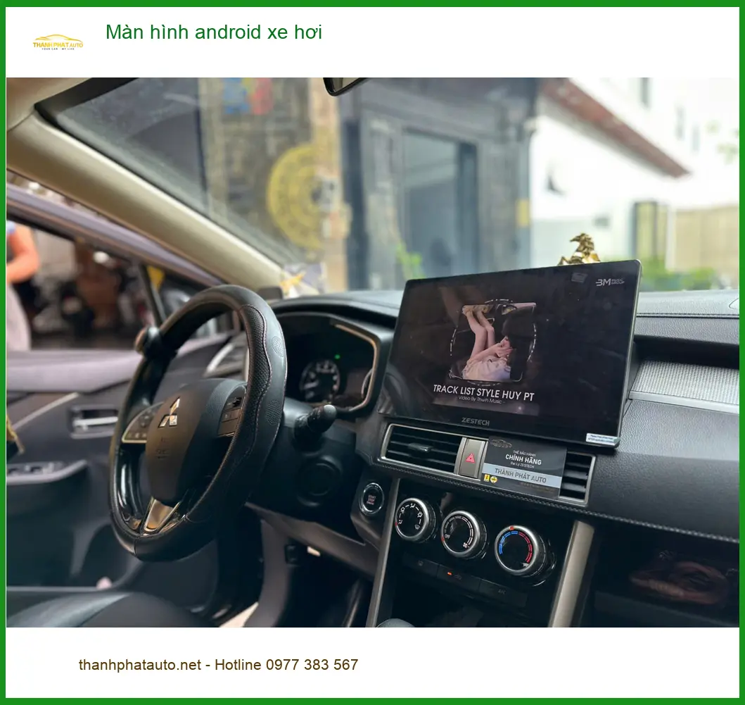 Anh Khải lắp màn hình Android xe hơi cho Hyundai Santa Fe tại Quận 2 ảnh thực tế 3