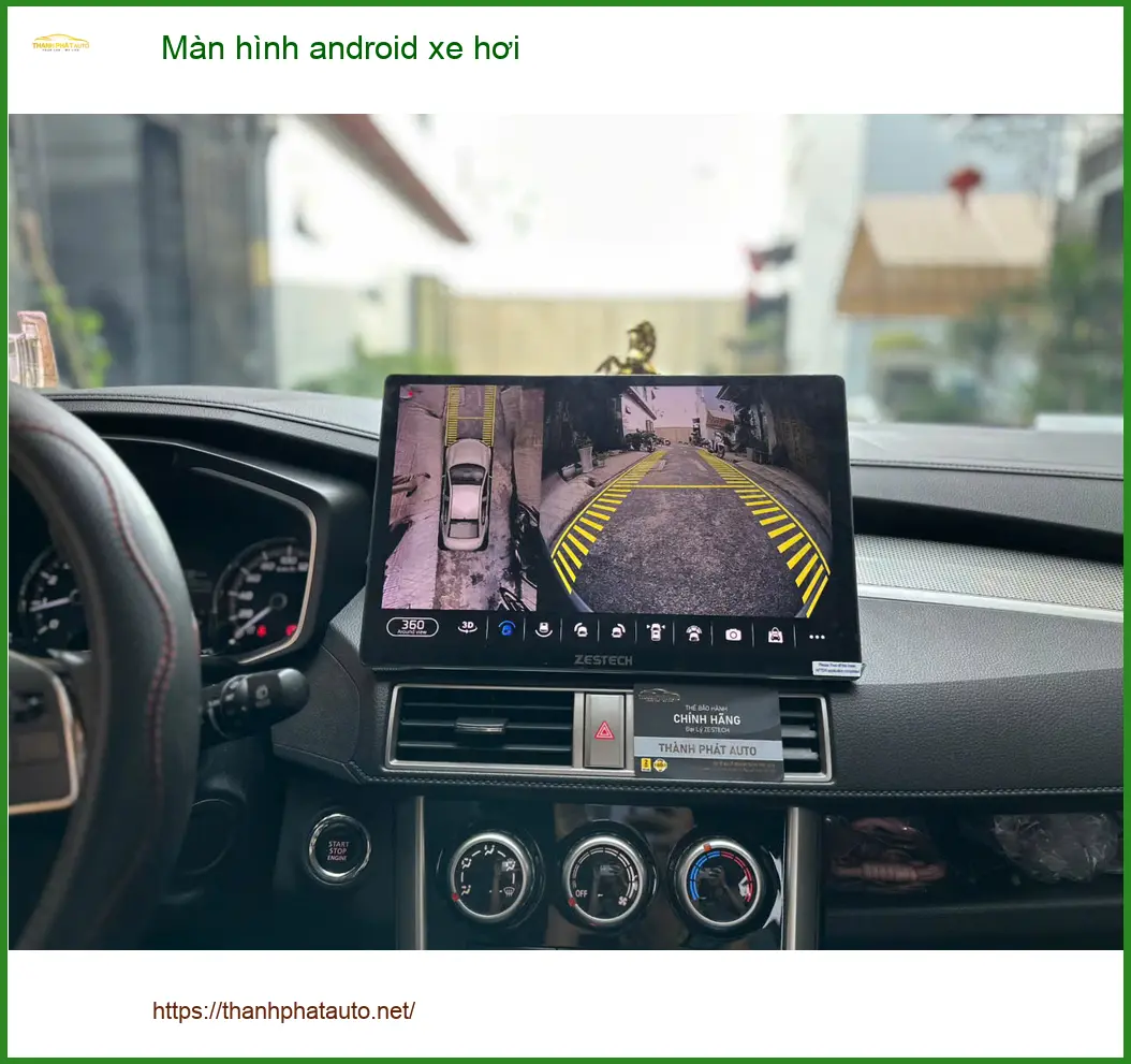 Anh Dũng lắp màn hình Android xe hơi cho VinFast Lux A tại Quận 12 ảnh thực tế 4