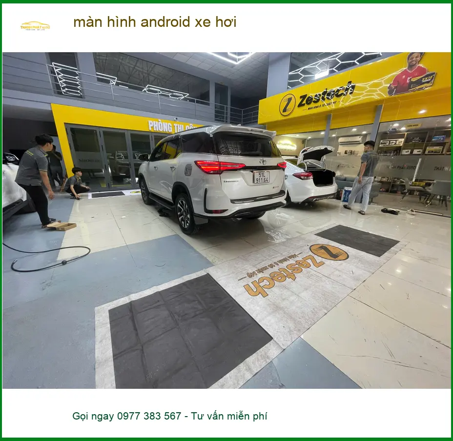 Chị Thảo nâng cấp màn hình Android xe hơi Mitsubishi Triton Quận 12 ảnh thực tế 4