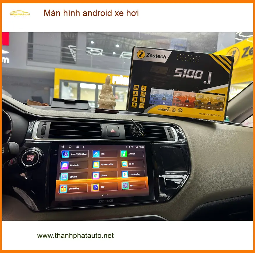 Anh Khôi lắp màn hình android xe hơi Honda CRV tại Quận 9 vì màn hình zin quá cũ, khó dùng