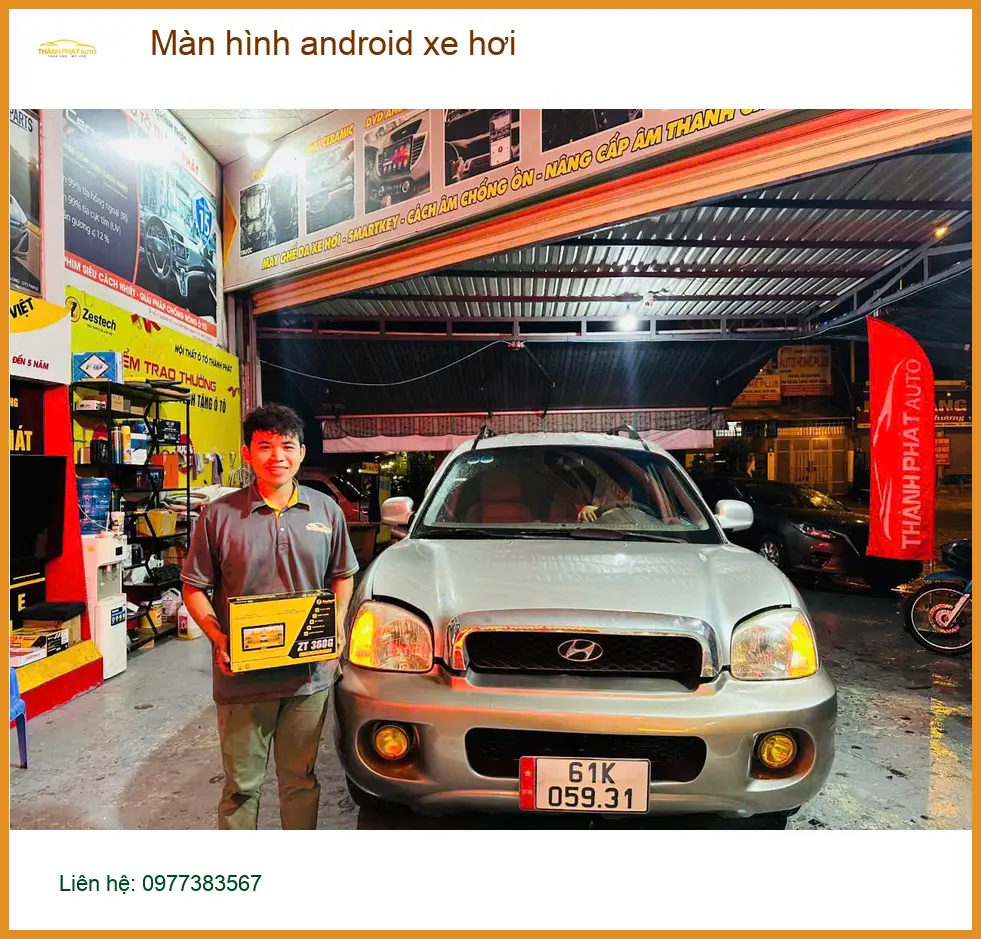 Anh Phúc lắp màn hình Android xe hơi Quận 2 cho Mazda 3 để lái xe an toàn hơn ảnh thực tế 2
