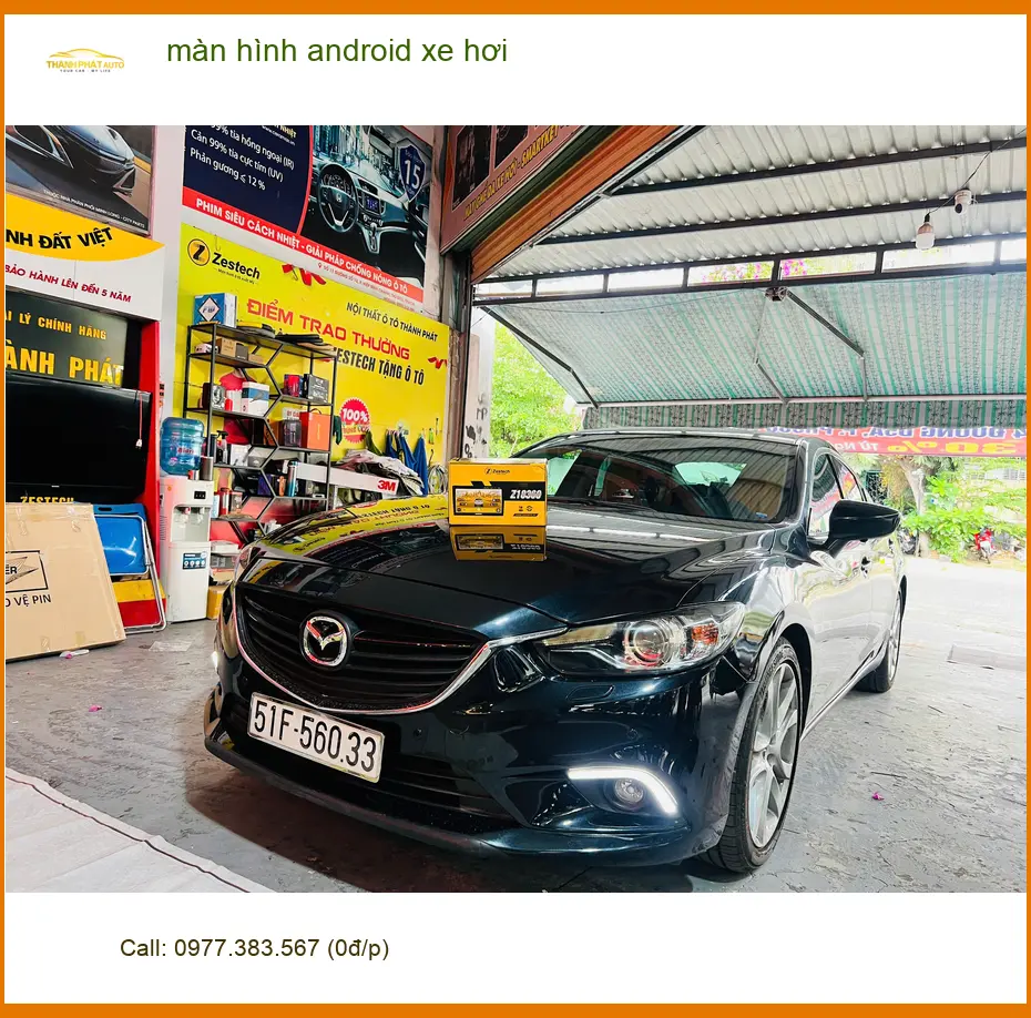 Chị Mai Anh nâng cấp màn hình Android xe hơi Hyundai Accent tại Quận Tân Phú