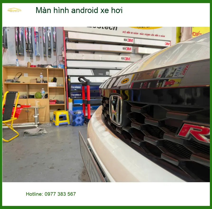 Anh Tùng lắp màn hình Android cho Honda CRV tại Quận Bình Thạnh ảnh thực tế 2