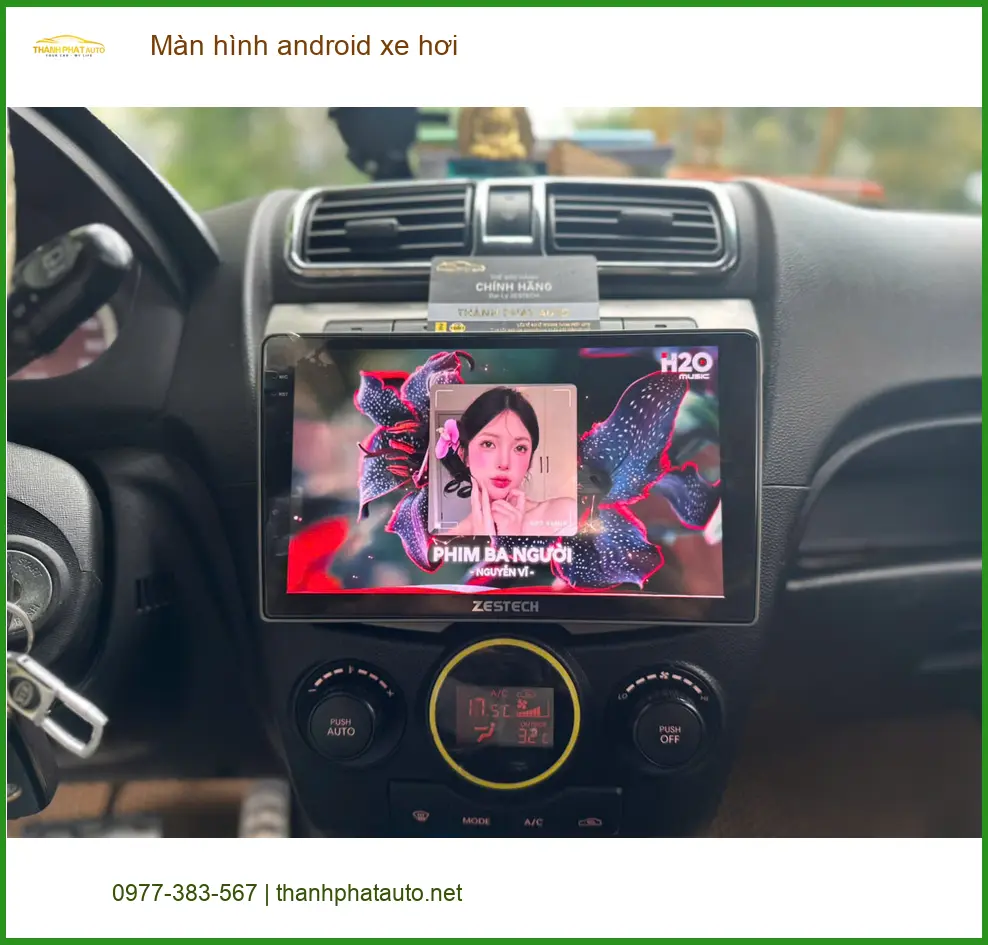 Anh Khải lắp màn hình Android xe hơi Hyundai Creta tại Quận Thủ Đức ảnh thực tế 3