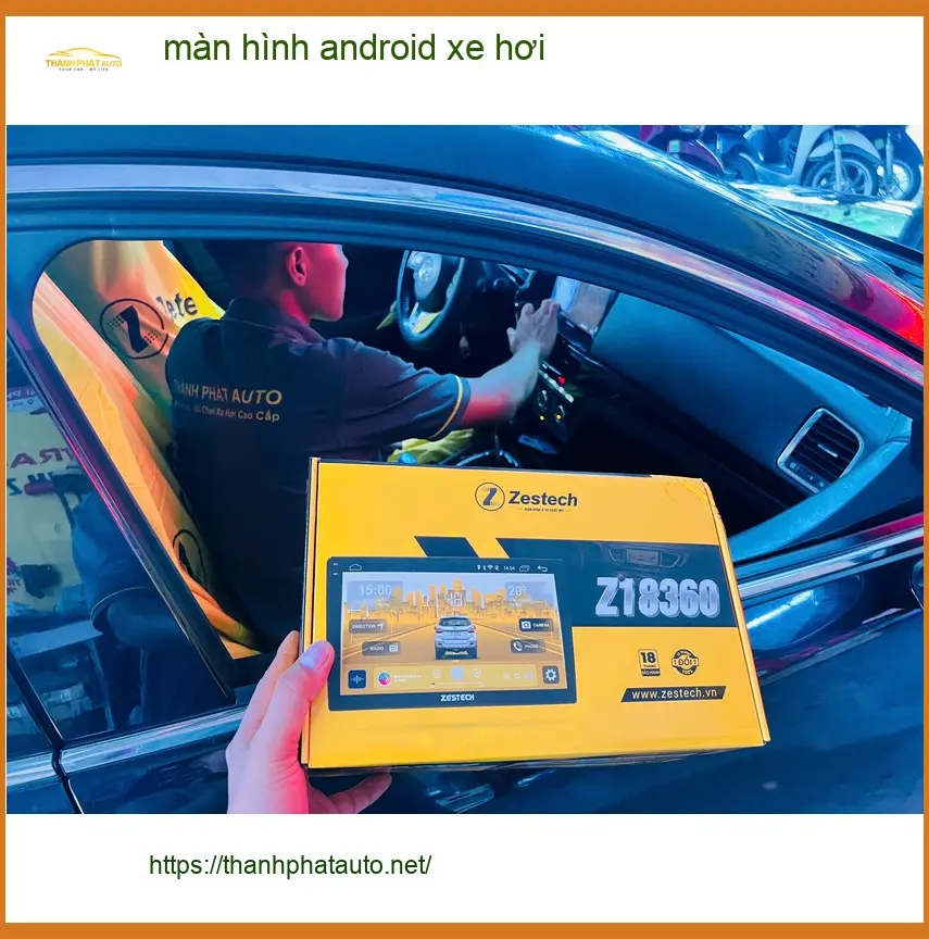 Chị Mai Anh nâng cấp màn hình Android xe hơi Hyundai Accent tại Quận Tân Phú ảnh thực tế 4