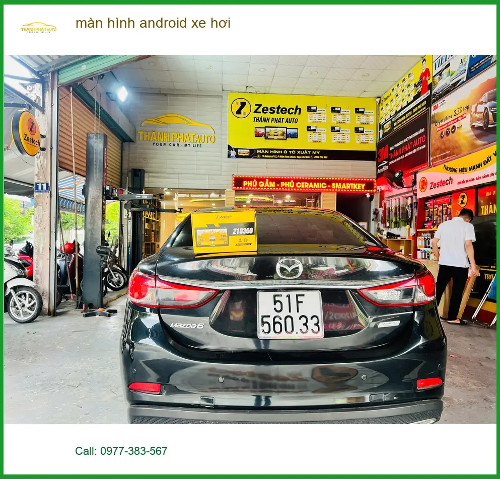 Chị Mai Anh nâng cấp màn hình Android xe hơi Hyundai Accent tại Quận Tân Phú ảnh thực tế 5