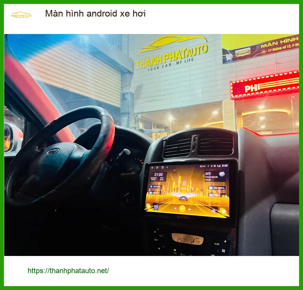 Anh Minh Khôi lắp màn hình Android Hyundai Accent tại Quận 11 ảnh thực tế 2