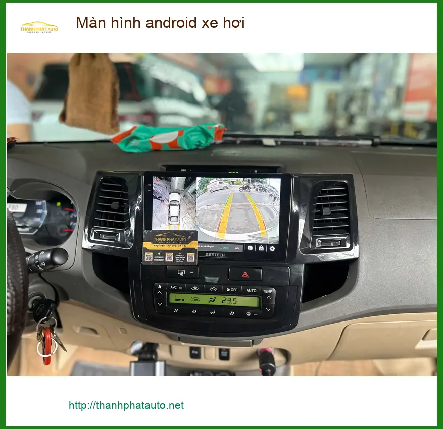 Chú Bằng lắp màn hình android xe hơi Mazda CX-5 tại Quận 9 tiện ích.