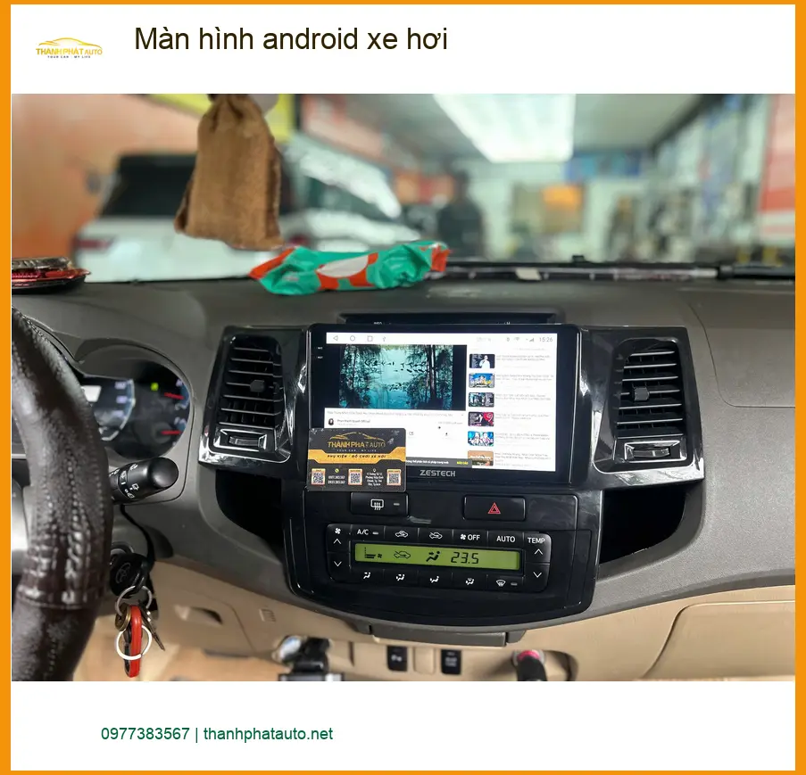 Chú Bằng lắp màn hình android xe hơi Mazda CX-5 tại Quận 9 tiện ích. ảnh thực tế 3
