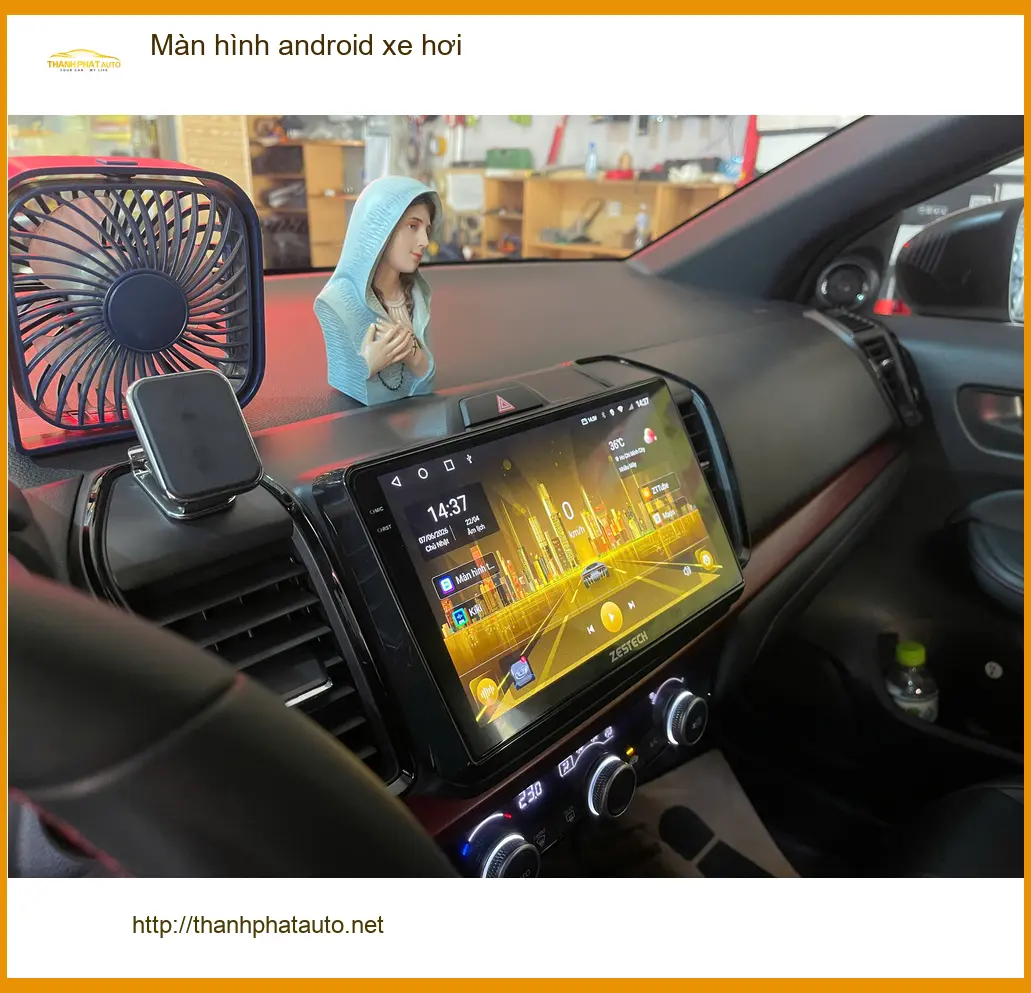 Chị Thảo lắp màn hình Android xe hơi Mazda 3 ở Quận 5, nâng cấp trải nghiệm ảnh thực tế 4