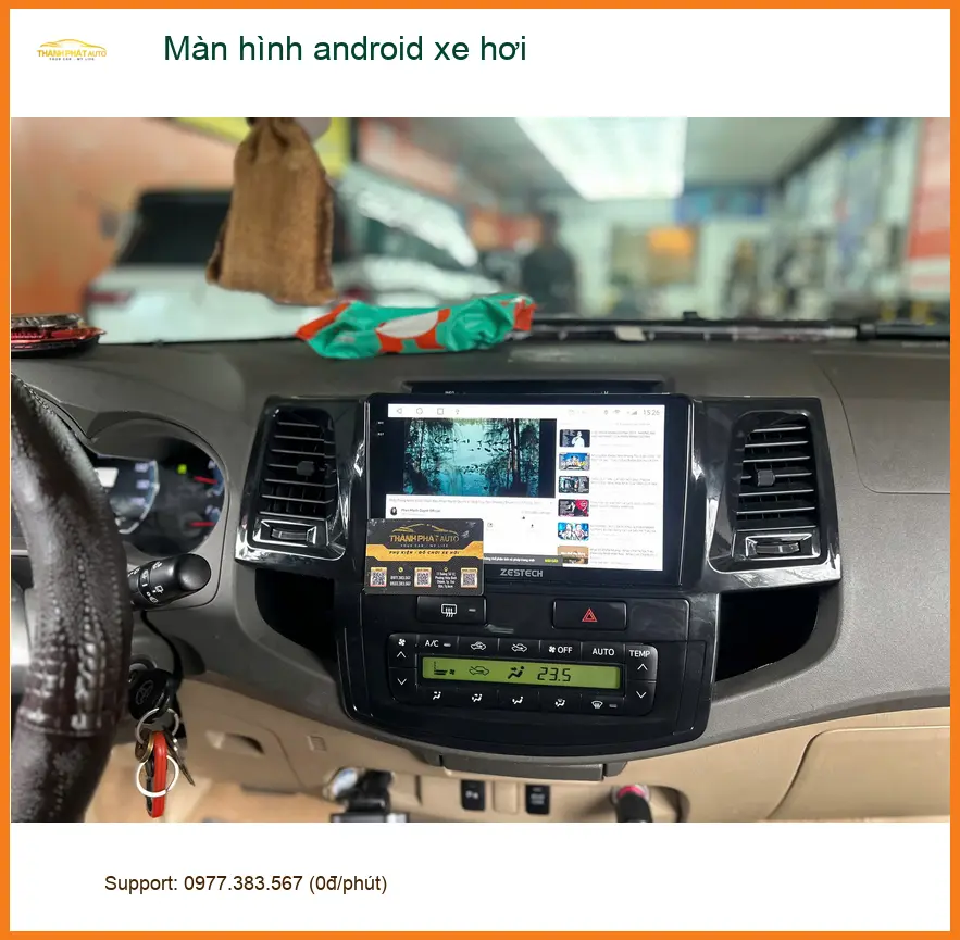 Chị Thảo lắp màn hình Android xe hơi Hyundai Accent ở Củ Chi để nâng tầm trải nghiệm lái