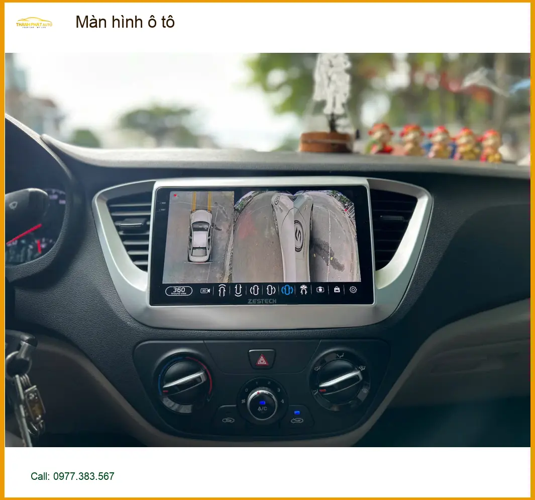 Anh Cường lắp màn hình ô tô cho Honda HR-V ở Gò Vấp vì màn zin đã cũ ảnh thực tế 2