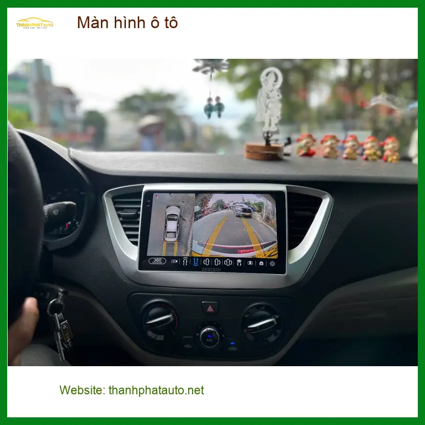 Anh Cường lắp màn hình ô tô cho Honda HR-V ở Gò Vấp vì màn zin đã cũ ảnh thực tế 3