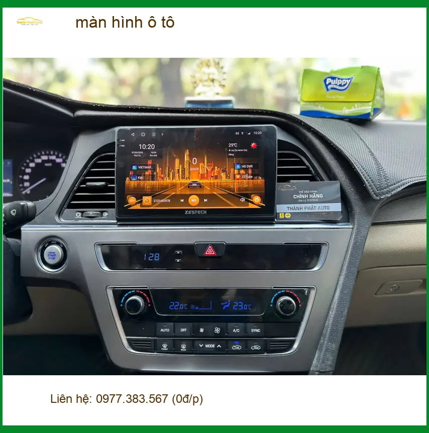 Anh Quang lắp màn hình ô tô Hyundai Elantra tại Quận 12 vì màn zin cũ đã hỏng