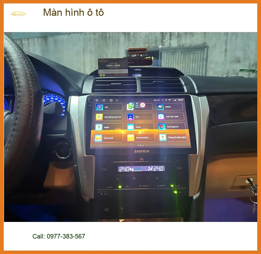 Anh Quân nâng cấp màn hình ô tô Kia K3 tại Quận 12 để trải nghiệm công nghệ mới