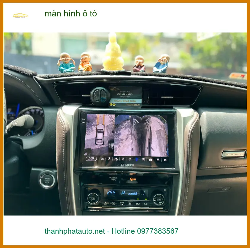 Anh Minh lắp màn hình ô tô chính hãng cho Honda CR-V tại Quận 2 ảnh thực tế 2