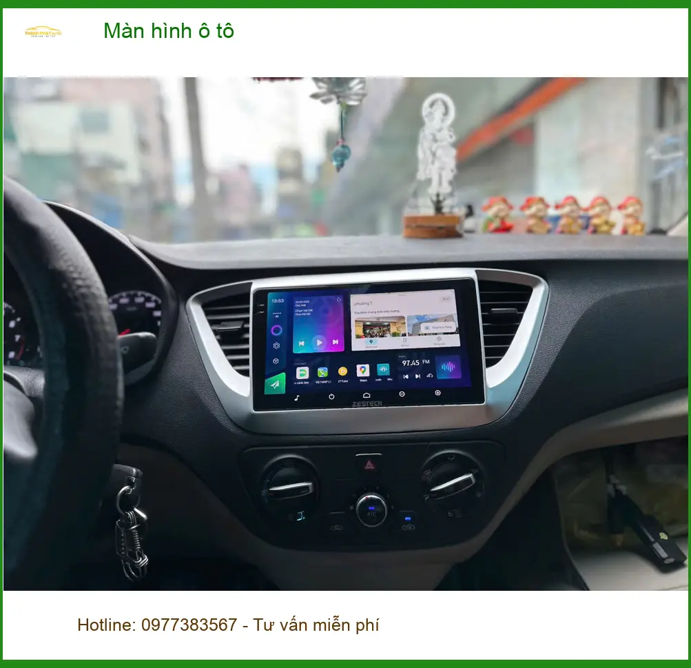 Anh Duy nâng cấp màn hình ô tô cho Honda Civic tại Quận 2 để giải trí đỉnh cao ảnh thực tế 2