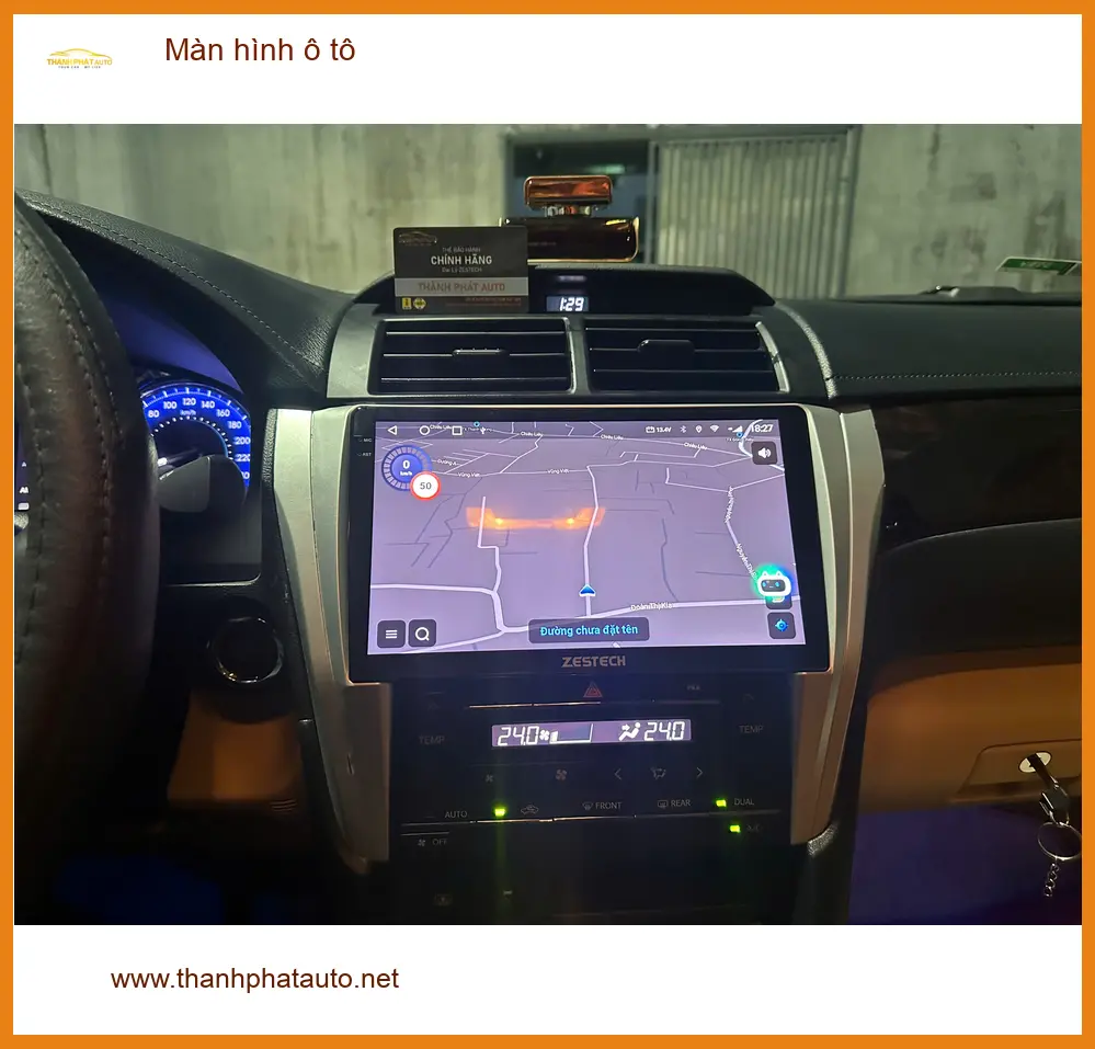 Địa chỉ lắp Màn hình ô tô tại Quận 2: Anh Long nâng cấp VinFast VF e34.