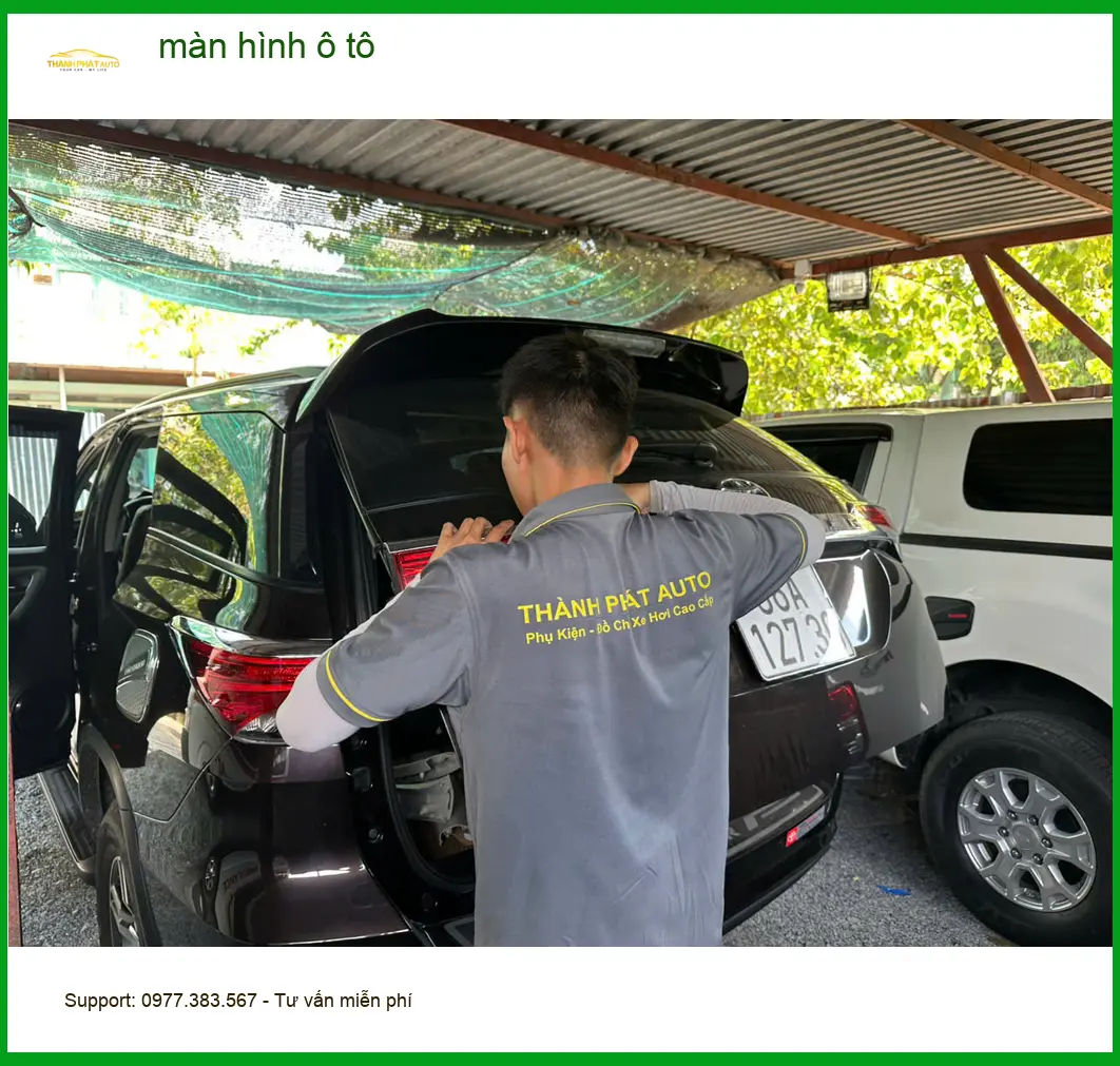 Lắp màn hình ô tô Quận 7 cho Anh Đức xe Mazda 3 vì màn zin kém hiện đại
