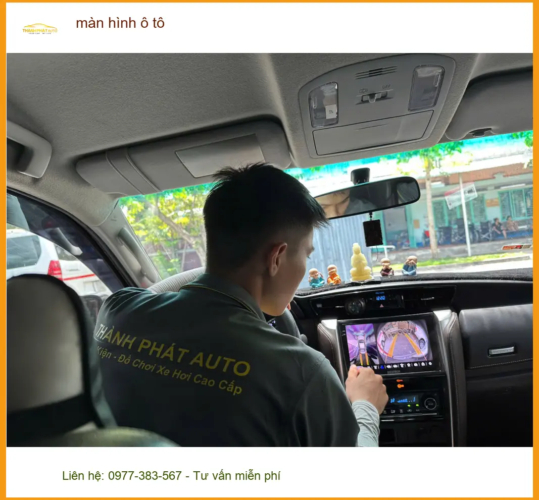 Lắp màn hình ô tô Quận 7 cho Anh Đức xe Mazda 3 vì màn zin kém hiện đại ảnh thực tế 3