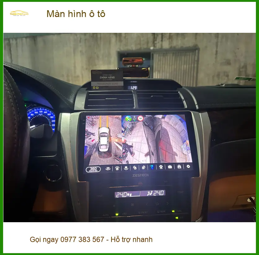 Anh Tấn lắp màn hình ô tô cho Hyundai Accent tại Quận Gò Vấp để tiện chỉ đường ảnh thực tế 2