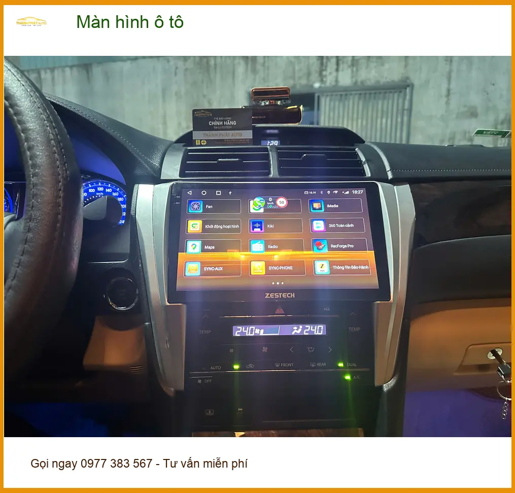 Anh Tấn lắp màn hình ô tô cho Hyundai Accent tại Quận Gò Vấp để tiện chỉ đường ảnh thực tế 3