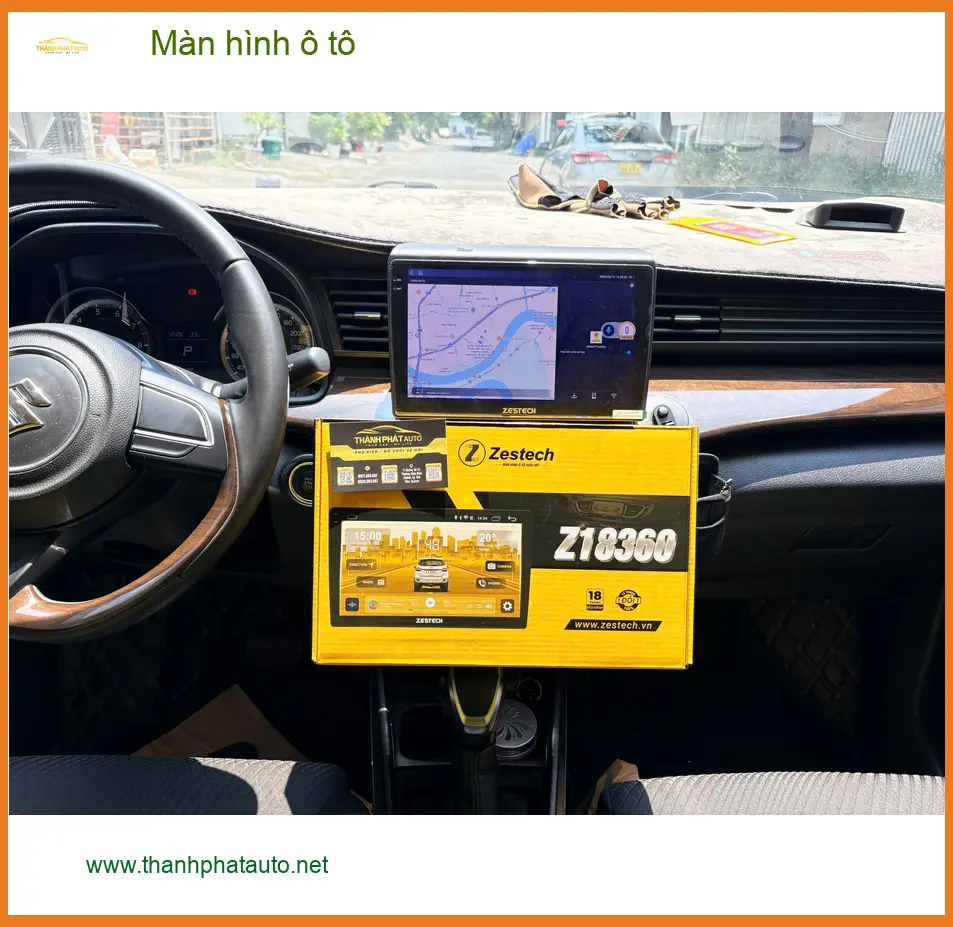 Anh Minh thay màn hình ô tô cho Honda CRV Quận 12 vì màn hình zin đã cũ ảnh thực tế 3