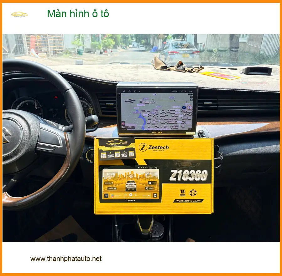 Anh Minh thay màn hình ô tô cho Honda CRV Quận 12 vì màn hình zin đã cũ ảnh thực tế 4