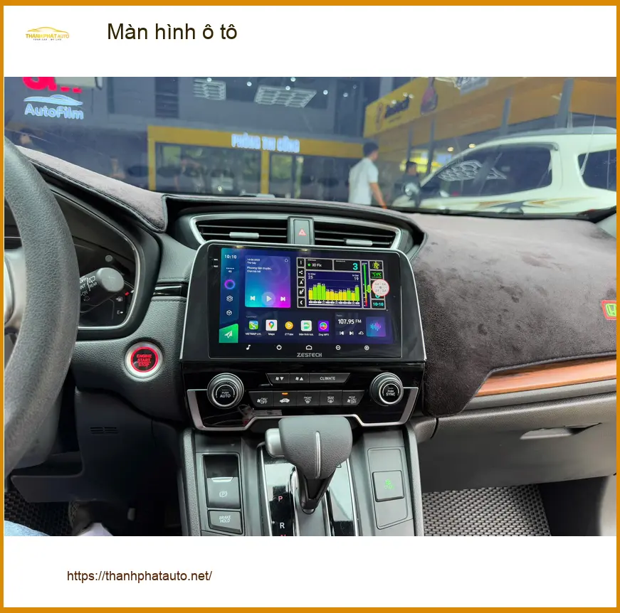 Chú Phước lắp màn hình ô tô cho Hyundai Accent tại Hóc Môn để có bản đồ và giải trí ảnh thực tế 5