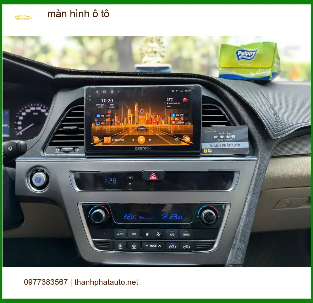 Anh Minh lắp màn hình ô tô Honda CRV tại Quận Huyện Nhà Bè tiện dẫn đường ảnh thực tế 5