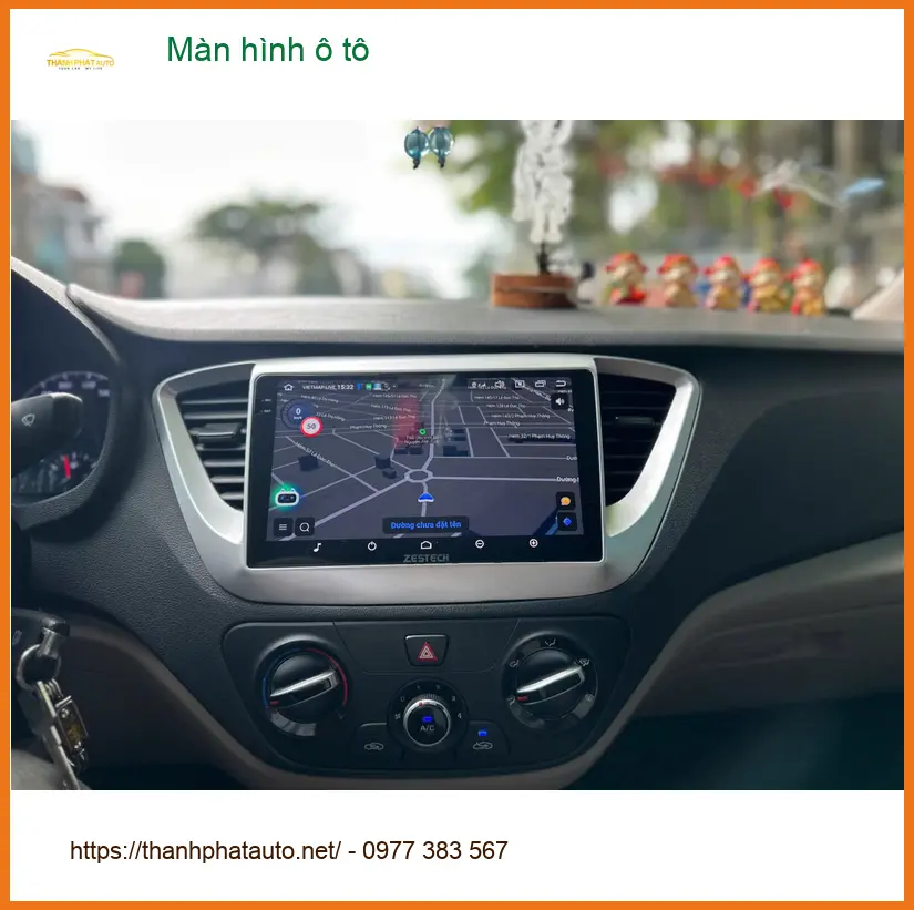 Anh Khải lắp màn hình ô tô Honda CRV tại Quận 5 vì màn cũ lỗi thời ảnh thực tế 2